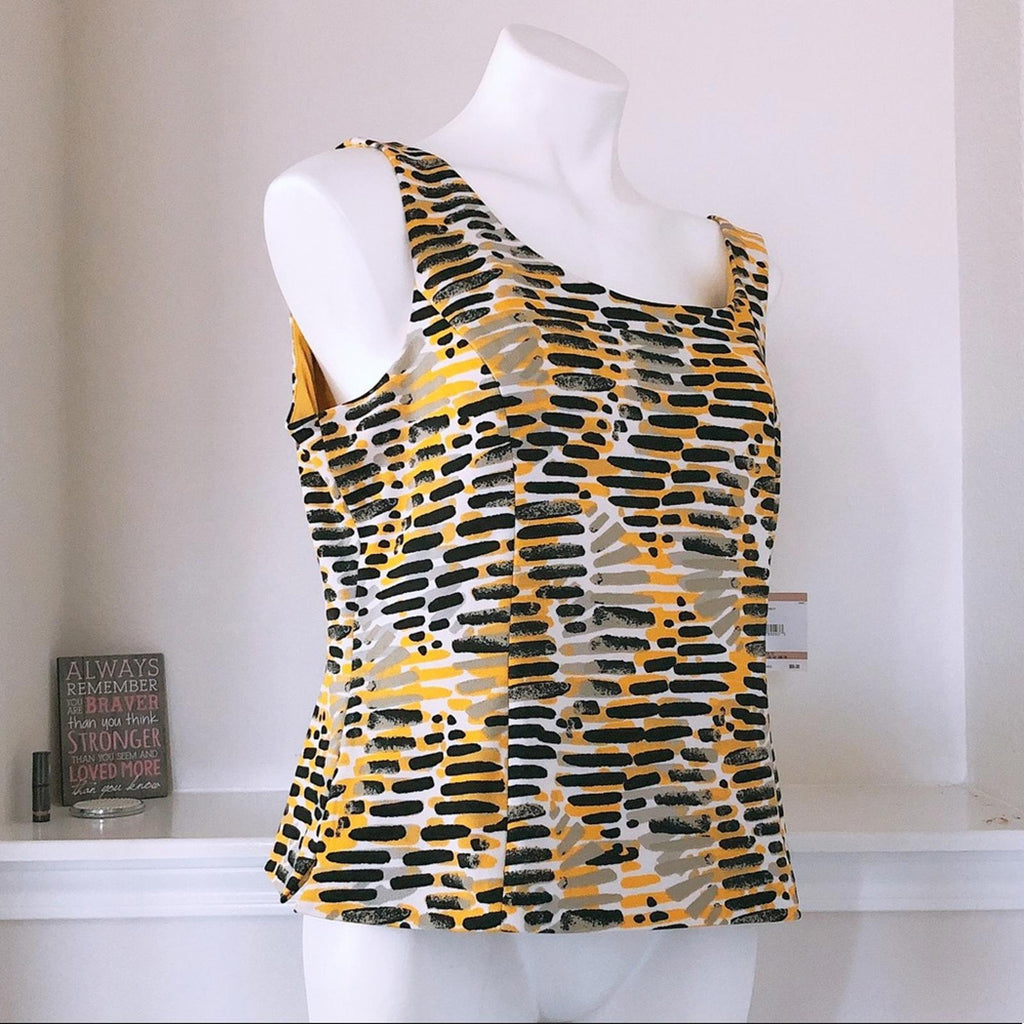 Kasper Helix Scuba Crepe Top, Size 12, NEW w/Tag