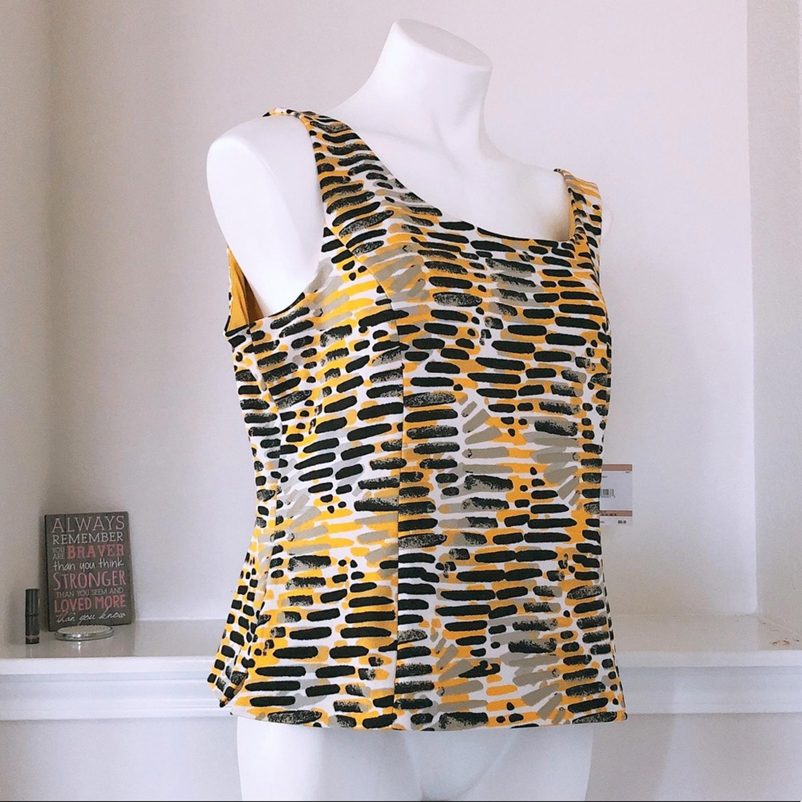 Kasper Helix Scuba Crepe Top, Size 12, NEW w/Tag