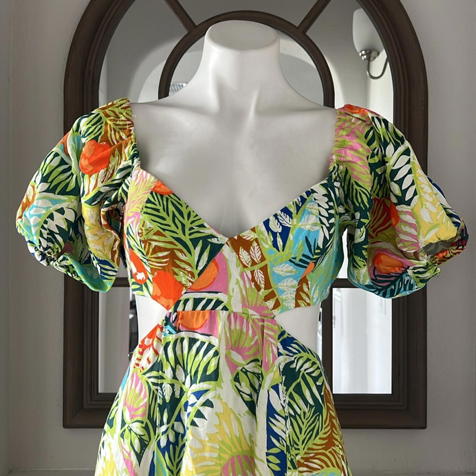STAUD Coliseum LINEN Maxi Dress, Oh So Gorgeous! Size 4 New w/Tag SOLD OUT!