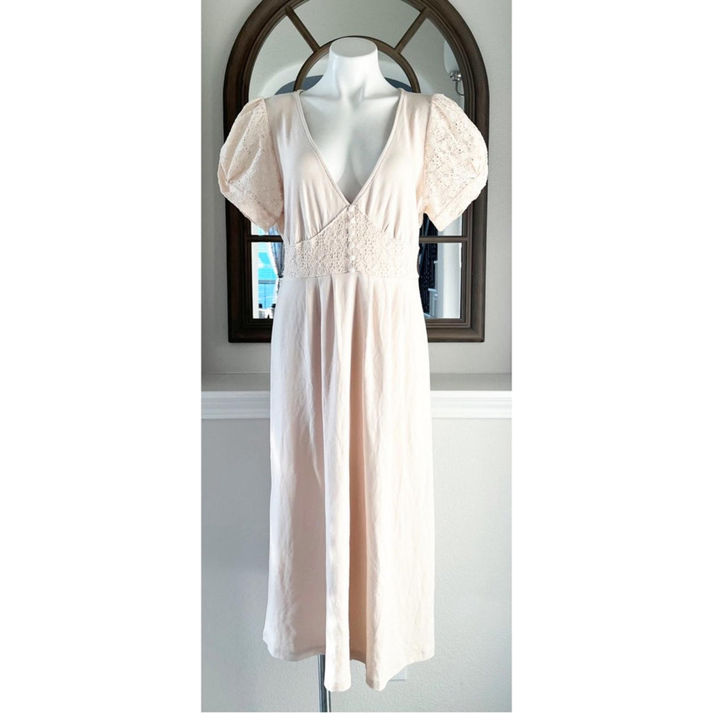 Betsey Johnson Mosaic Lace Midi Dress, Size XL New w/Tag