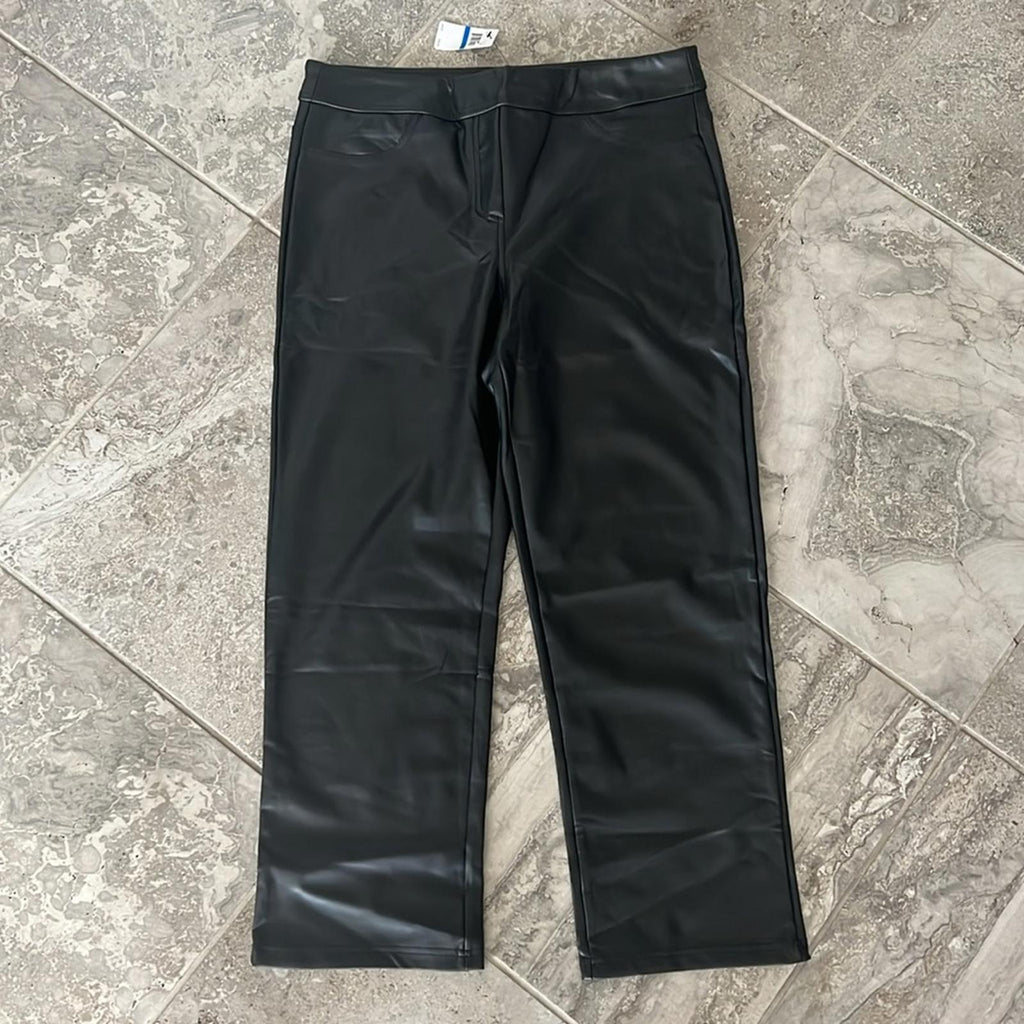 Laundry by Shelli Segal Pull-On Faux Leather Pant, Size XL New w/Tag