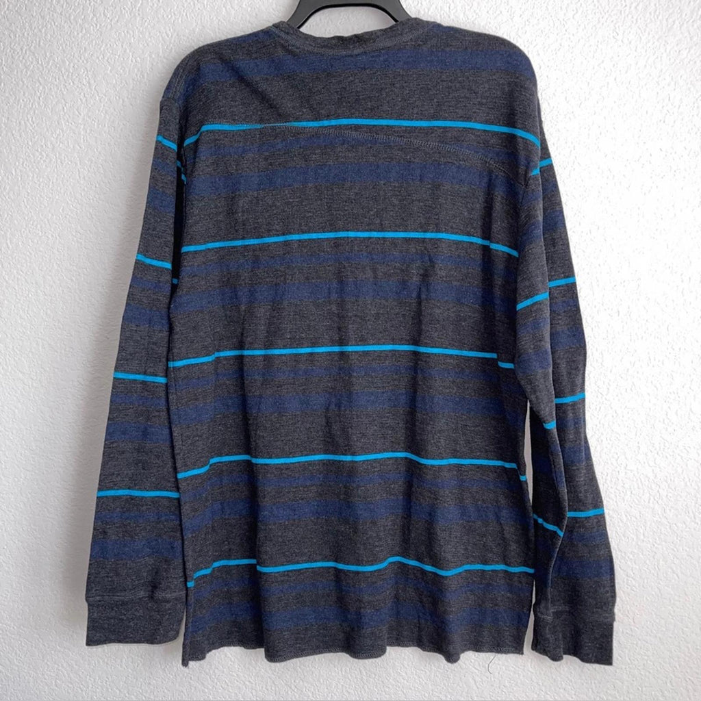Volcom Cotton-Blend Striped Crewneck Sweatshirt, Size XXL EXCELLENT!