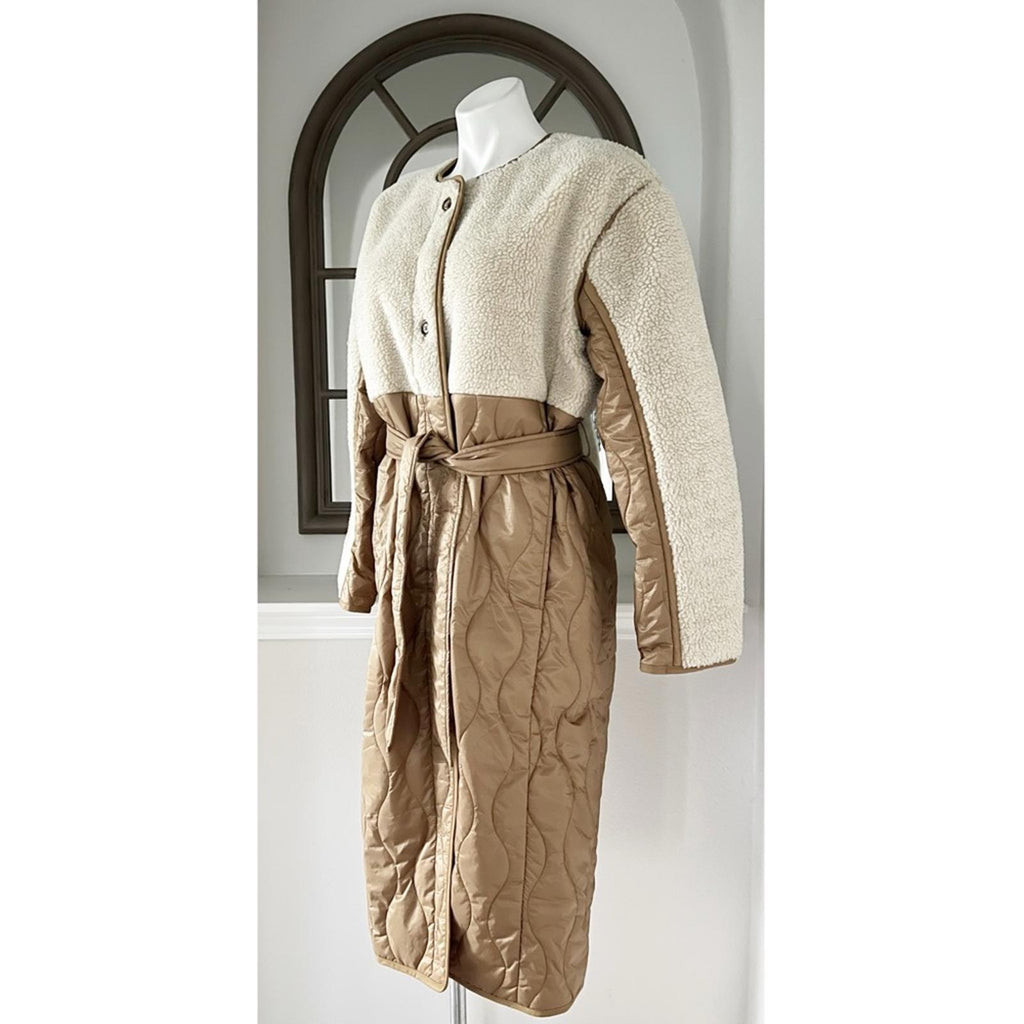 Polo Ralph Lauren Water-Repellent Belted Hybrid Liner Coat Size M New w/Tag $598