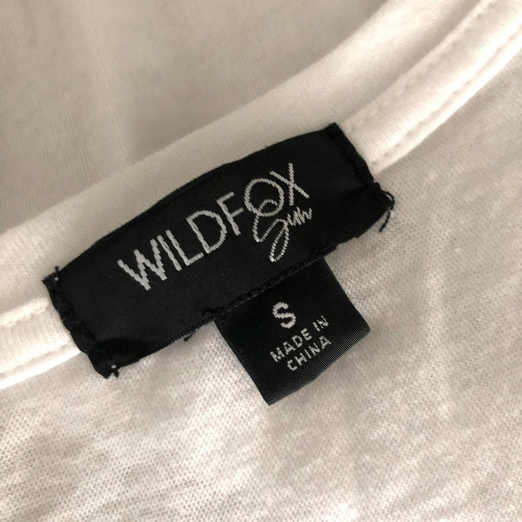 Wildfox Sun Scoop Neck Swim Coverup in White, Dress Beach Size S New w/Tag