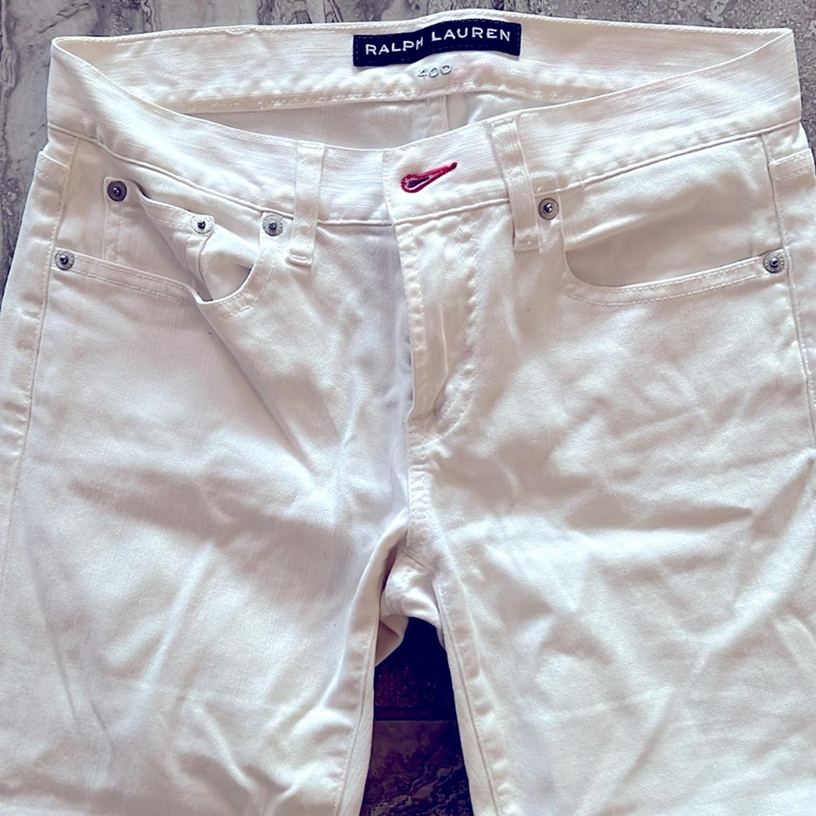 Ralph Lauren Black Label Jeans in White Retail $690
