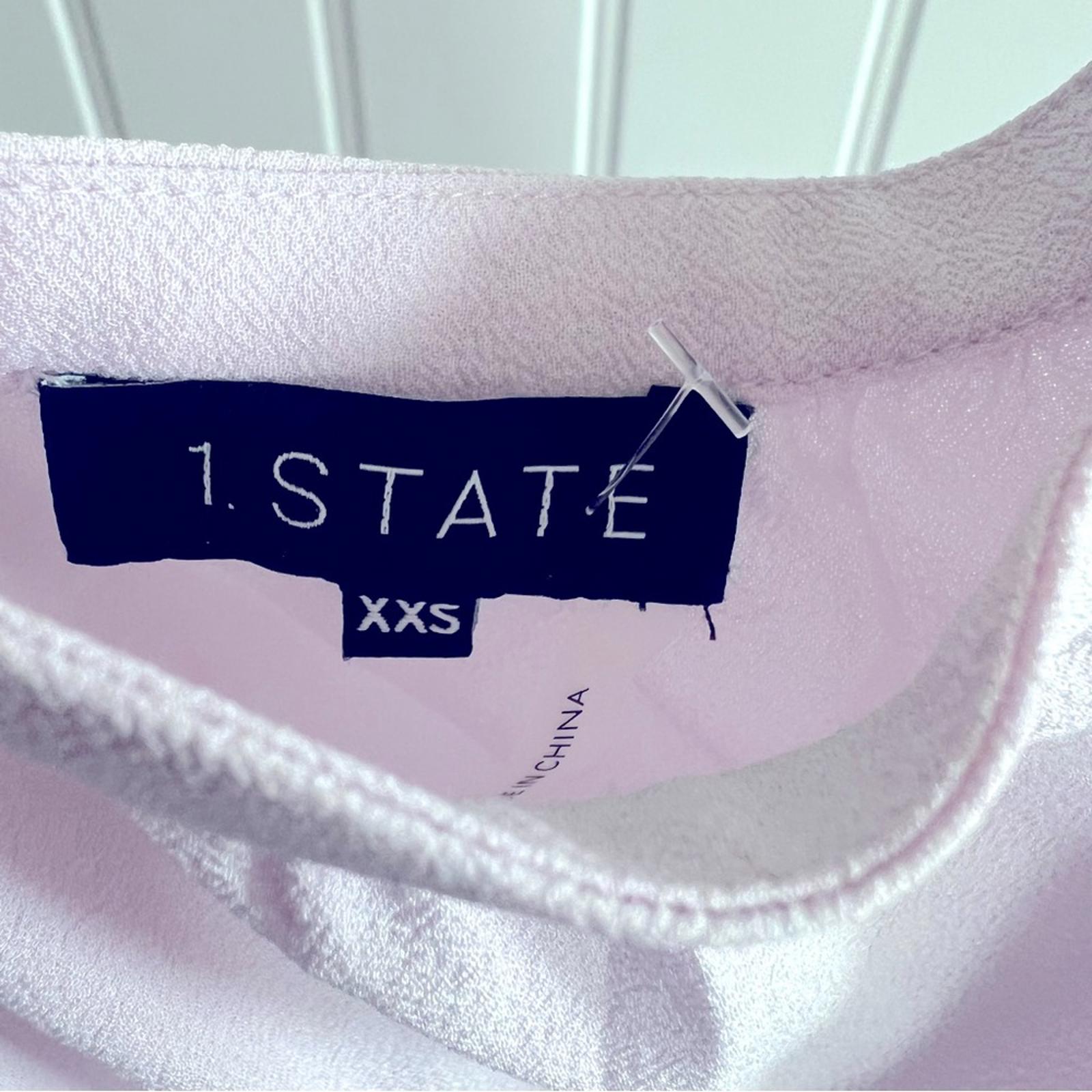 1.State Lavender Off-the-Shoulder Halter Neck Blouse Size XXS New w/o Tag $79.00