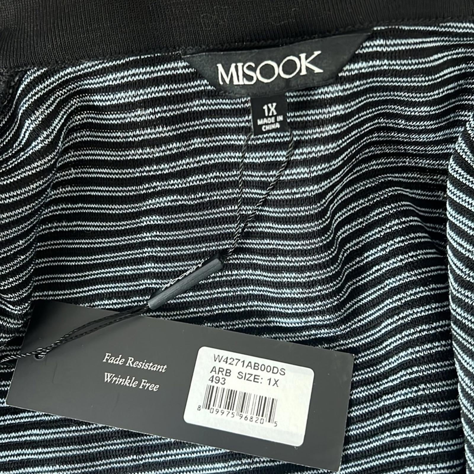 Misook Plus Animal-Print Knit Jacket, NWT, Size 1X