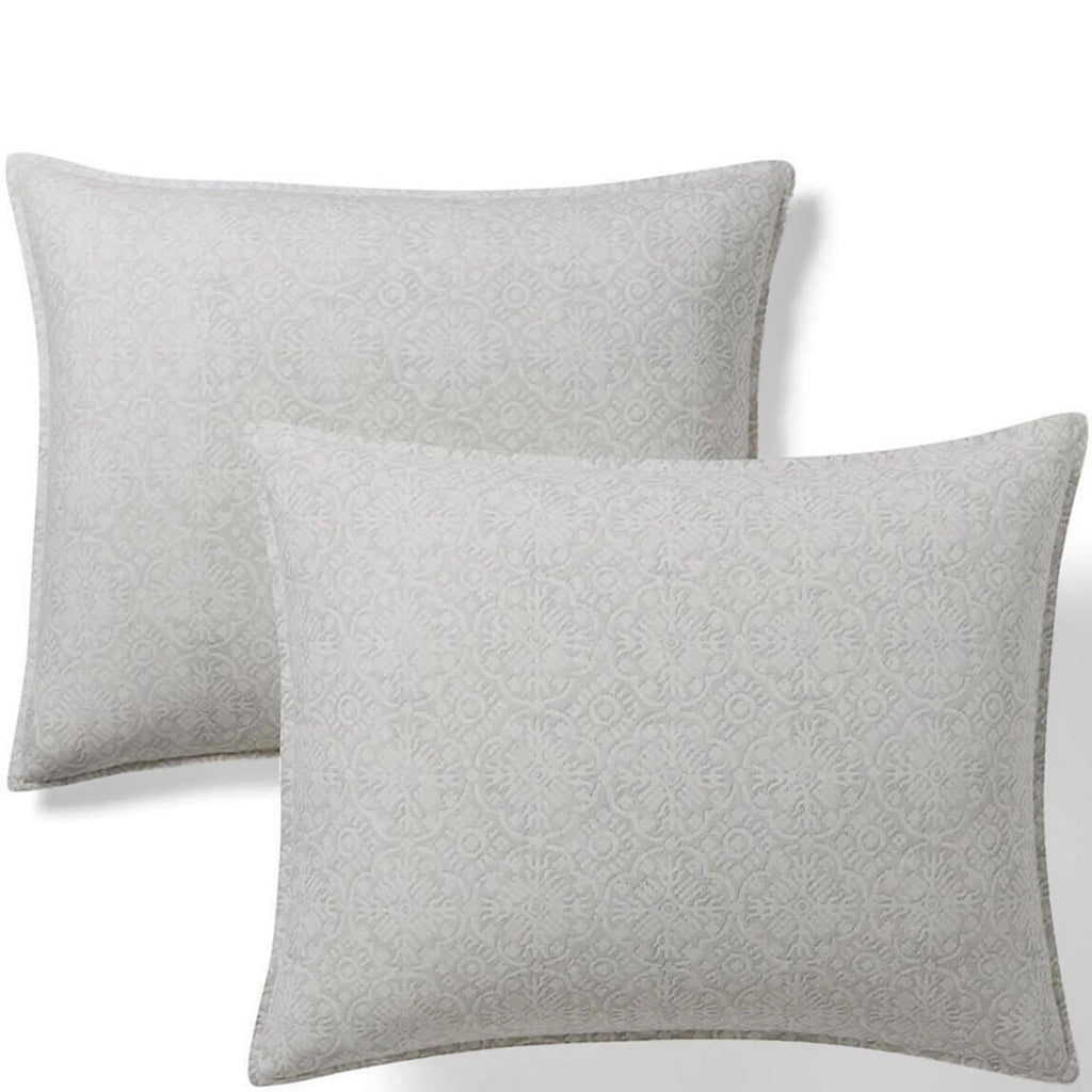 Lauren Ralph Lauren Emilia Tonal Medallion King Duvet Cover 3-Pc Set NEW $430