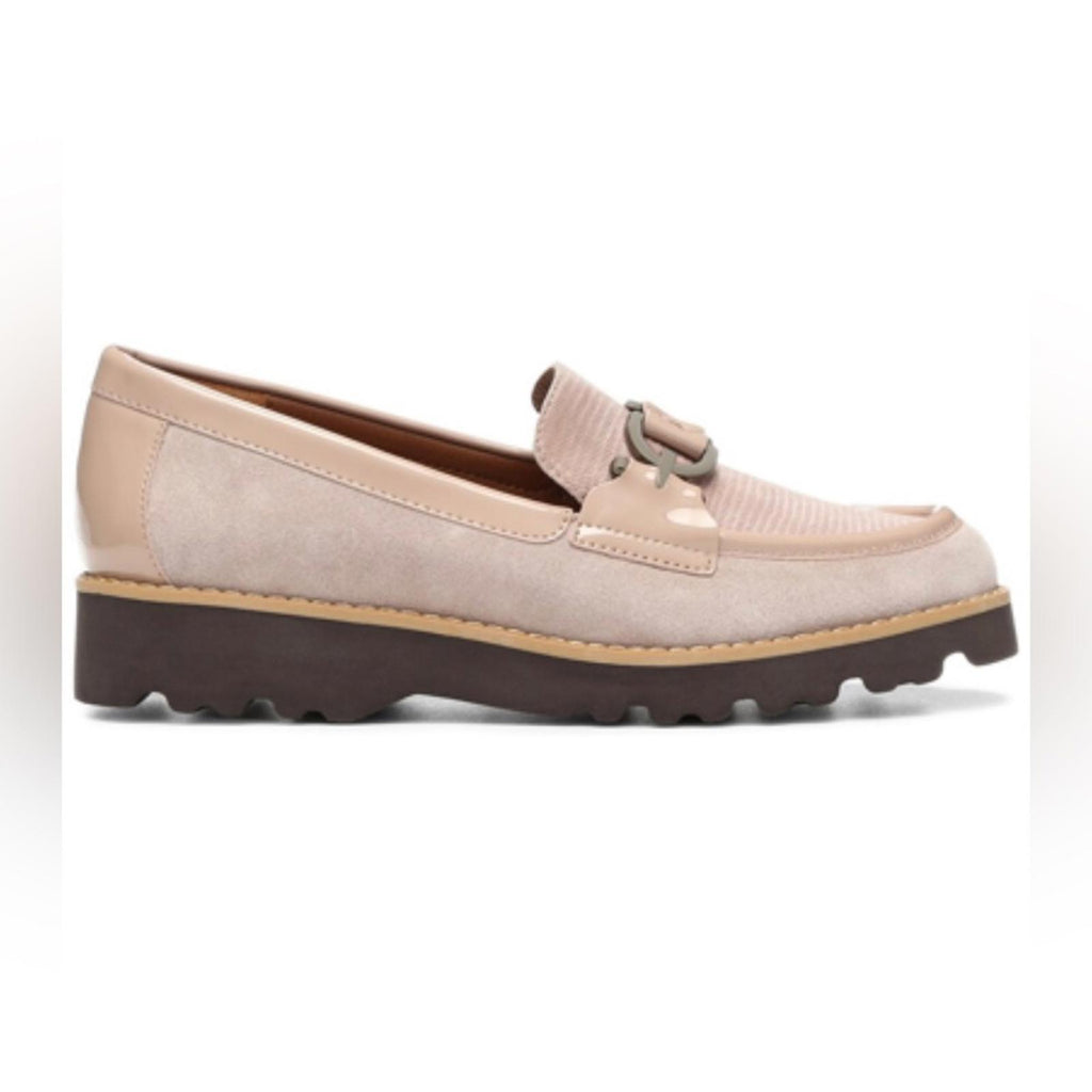 Donald Pliner Clio Slip-on Chunky Loafer Calf Suede Blush Size 12 NEW (Sold Out)