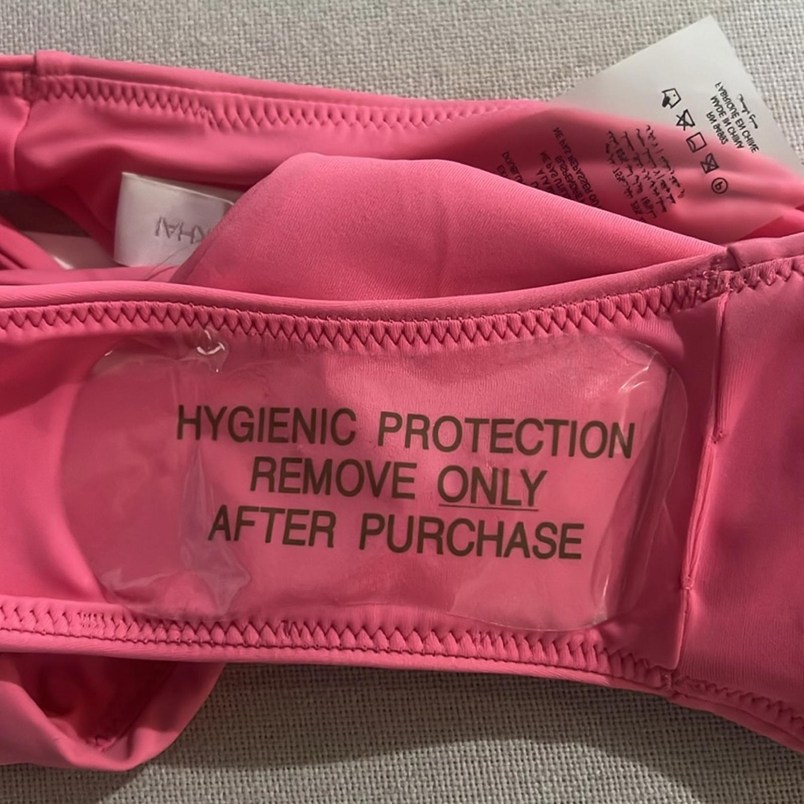 Jonathan Simkhai Emmalynn Bikini Bottom in Pink, Size M NEW w/Tag