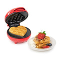 Nostalgia MyMini Heart Waffle Maker, Red New in Box