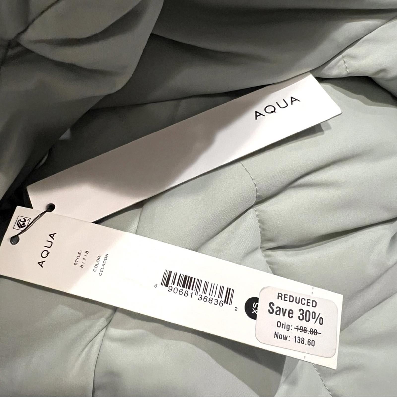 AQUA Hooded Puffer Coat in Sage Green, Size XS New w/Tag $198 (SOLD OUT)