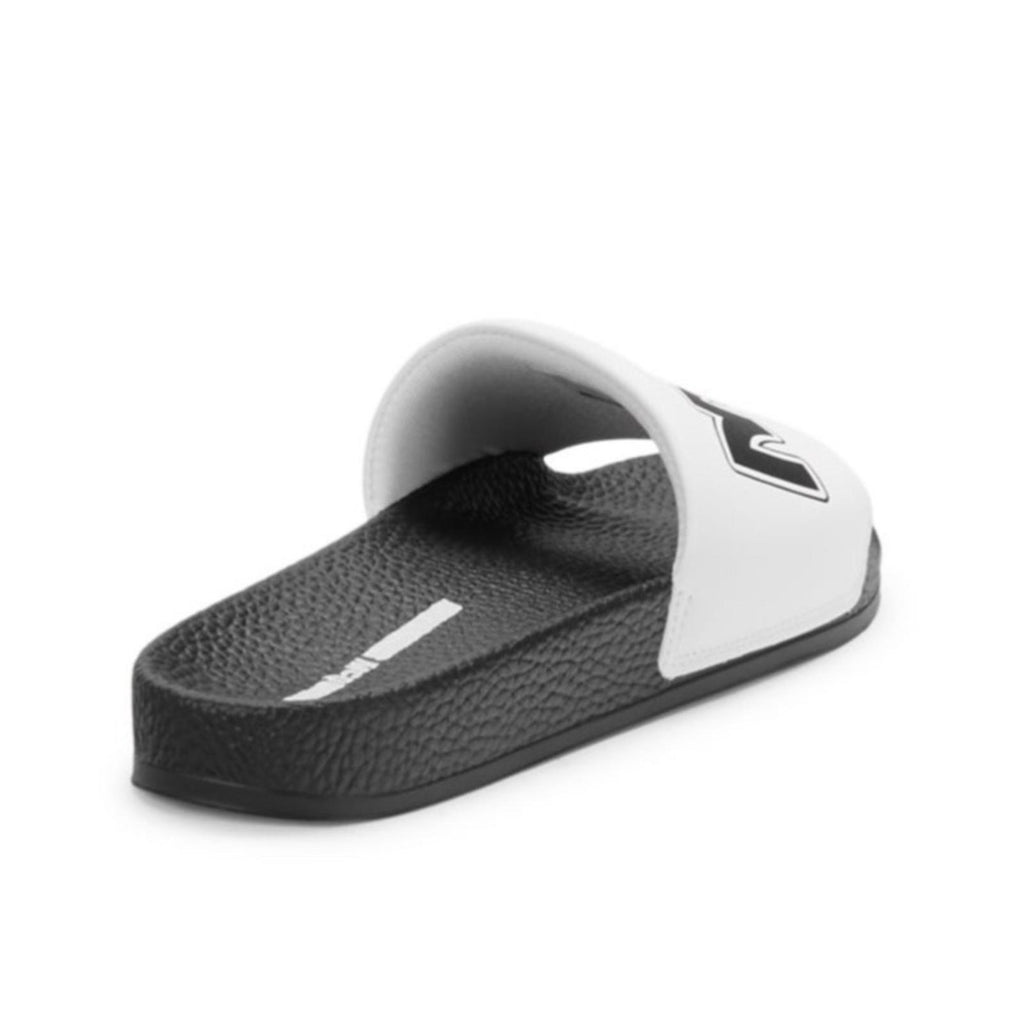 MCQ Alexander McQueen Logo Pool Slide Sandals in White, NWT, EU Size 45