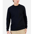 NWT Alfani Men’s Ribbed Pullover Crewneck Sweater, Black Size S New w/Tag $70