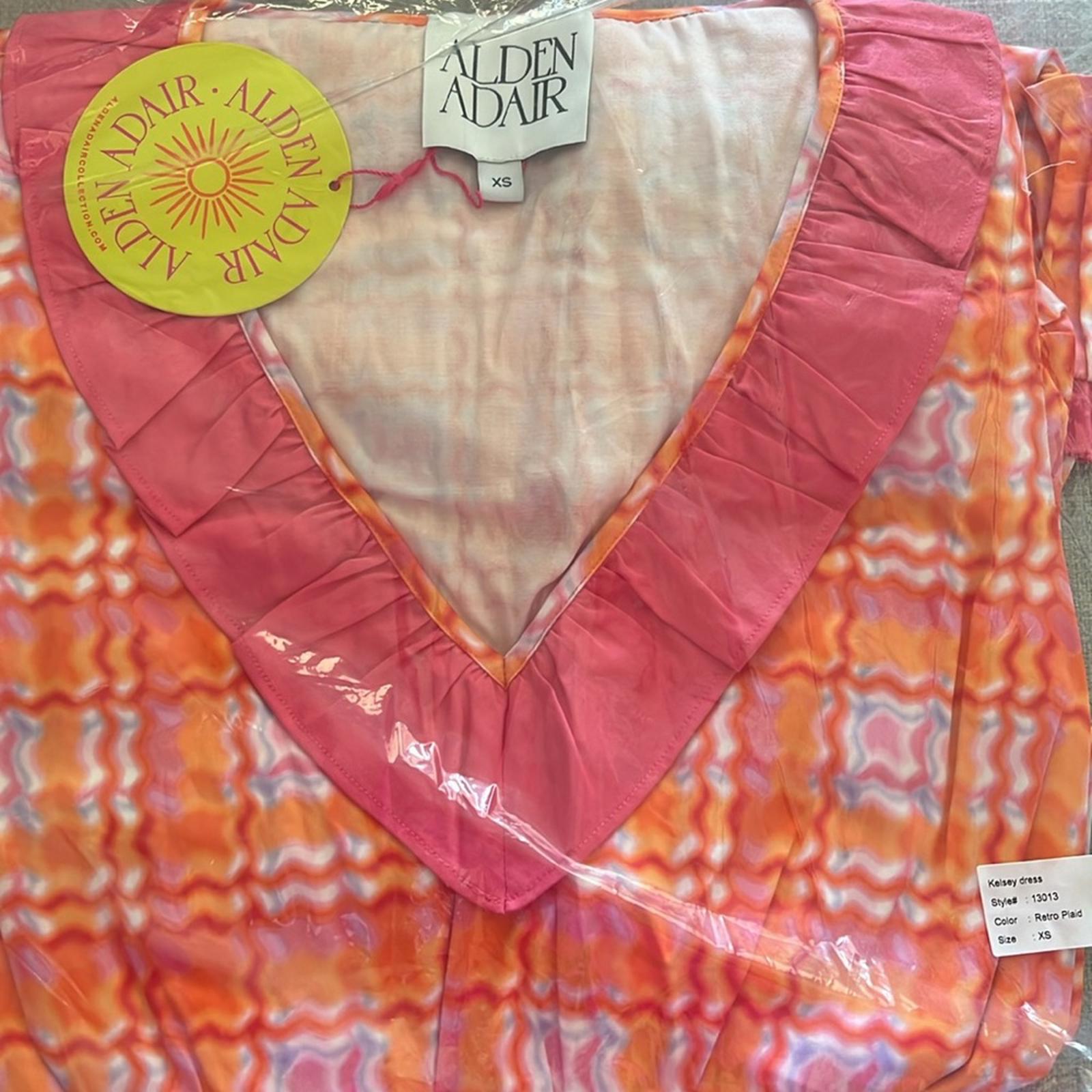 Alden Adair Kelsey Dress in Retro Plaid, Size XS New in Packaging