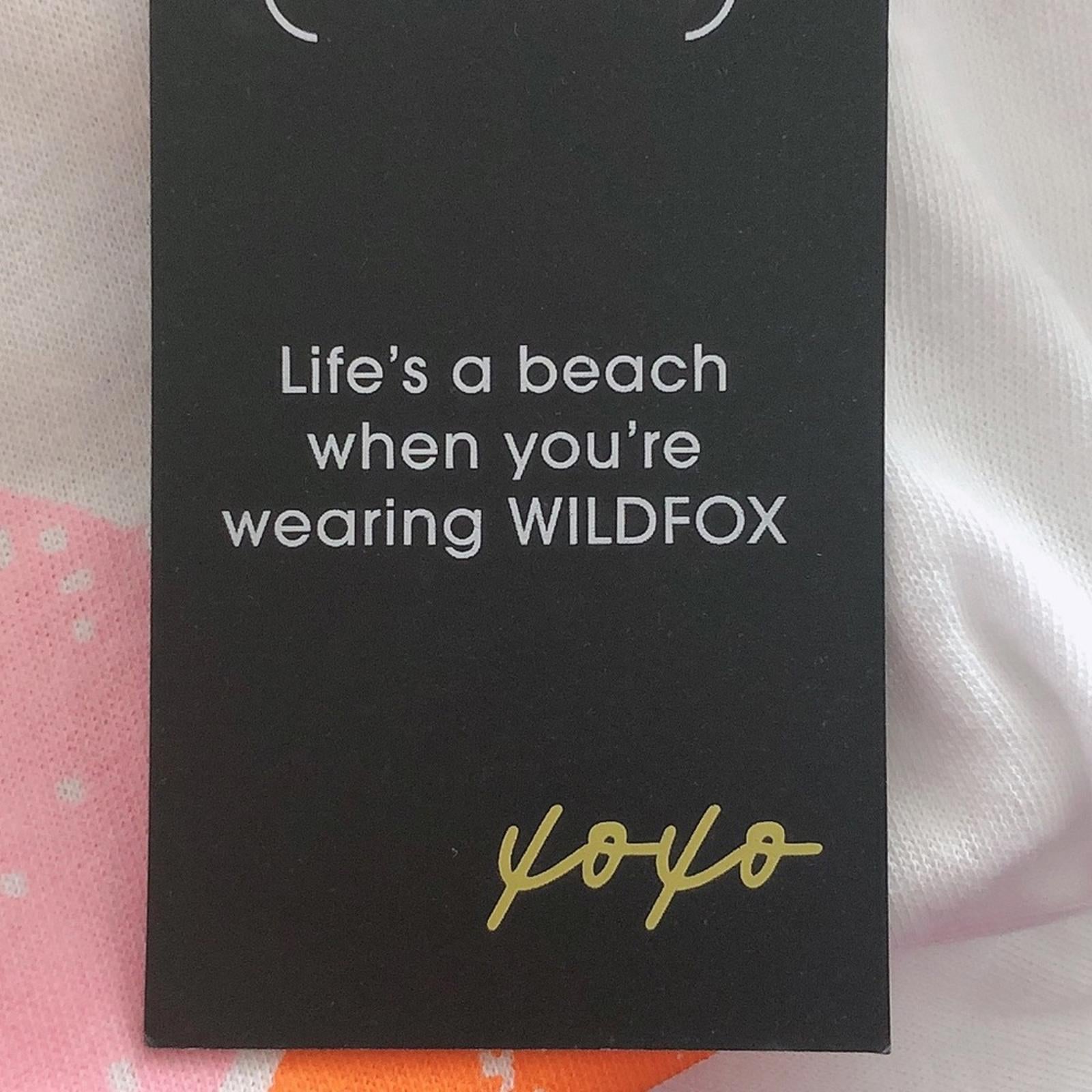 Wildfox Sun Scoop Neck Swim Coverup in White, Dress Beach Size M New w/Tag