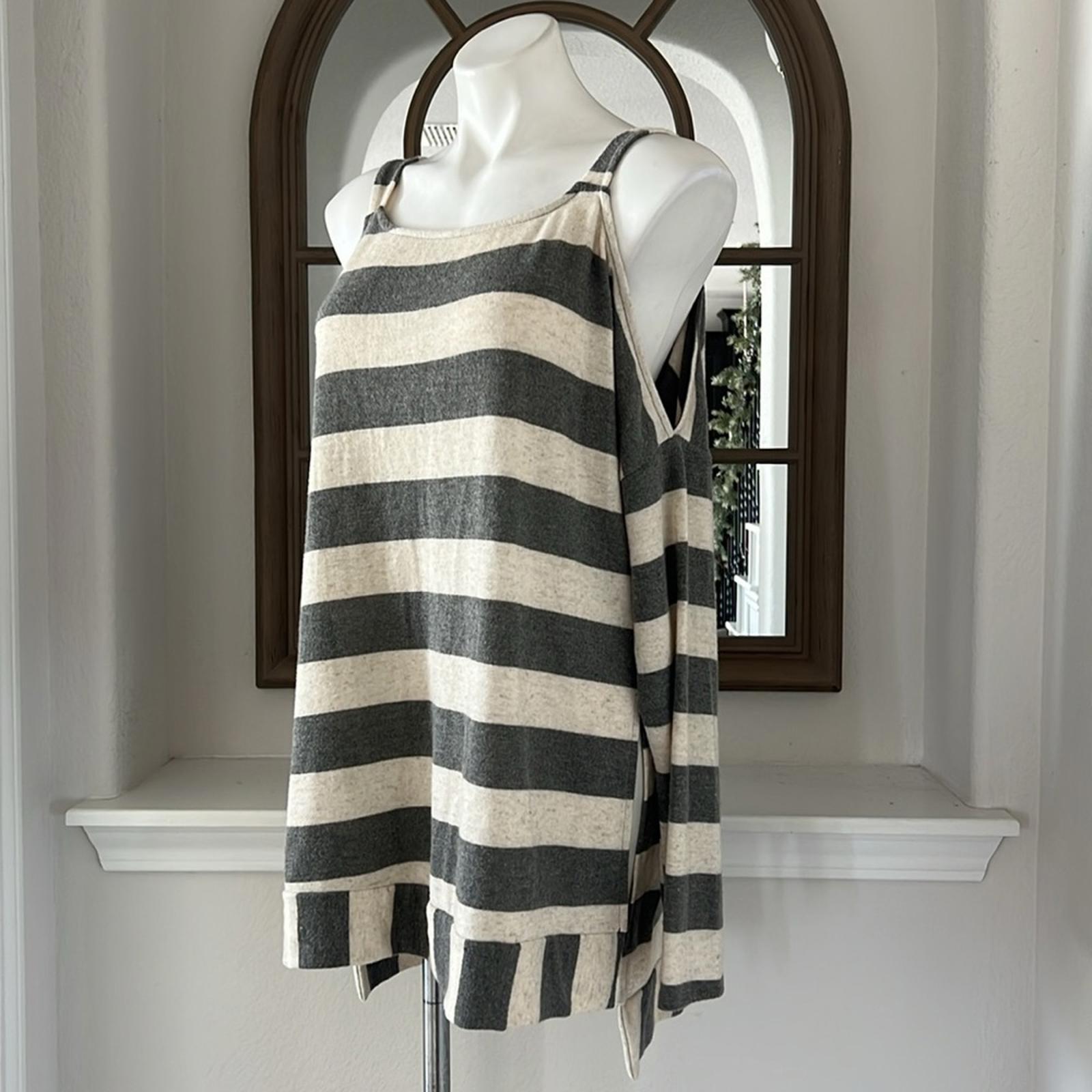 143 Story by Line Up Striped Sweater w/Dolman Sleeves, Size L NEW w/Tag