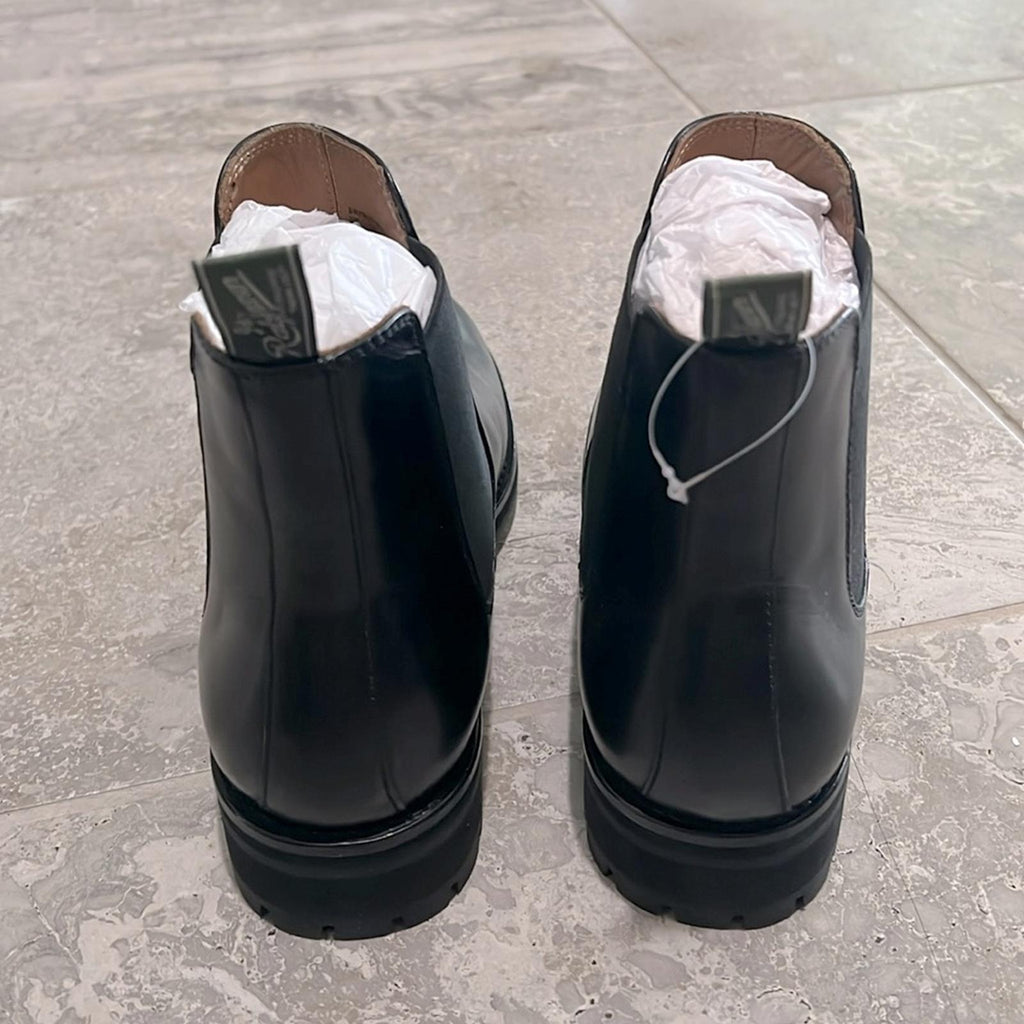 Polo Ralph Lauren Bryson Leather Chelsea Boots w/ Elastic Panels, NWT, Size 8.5