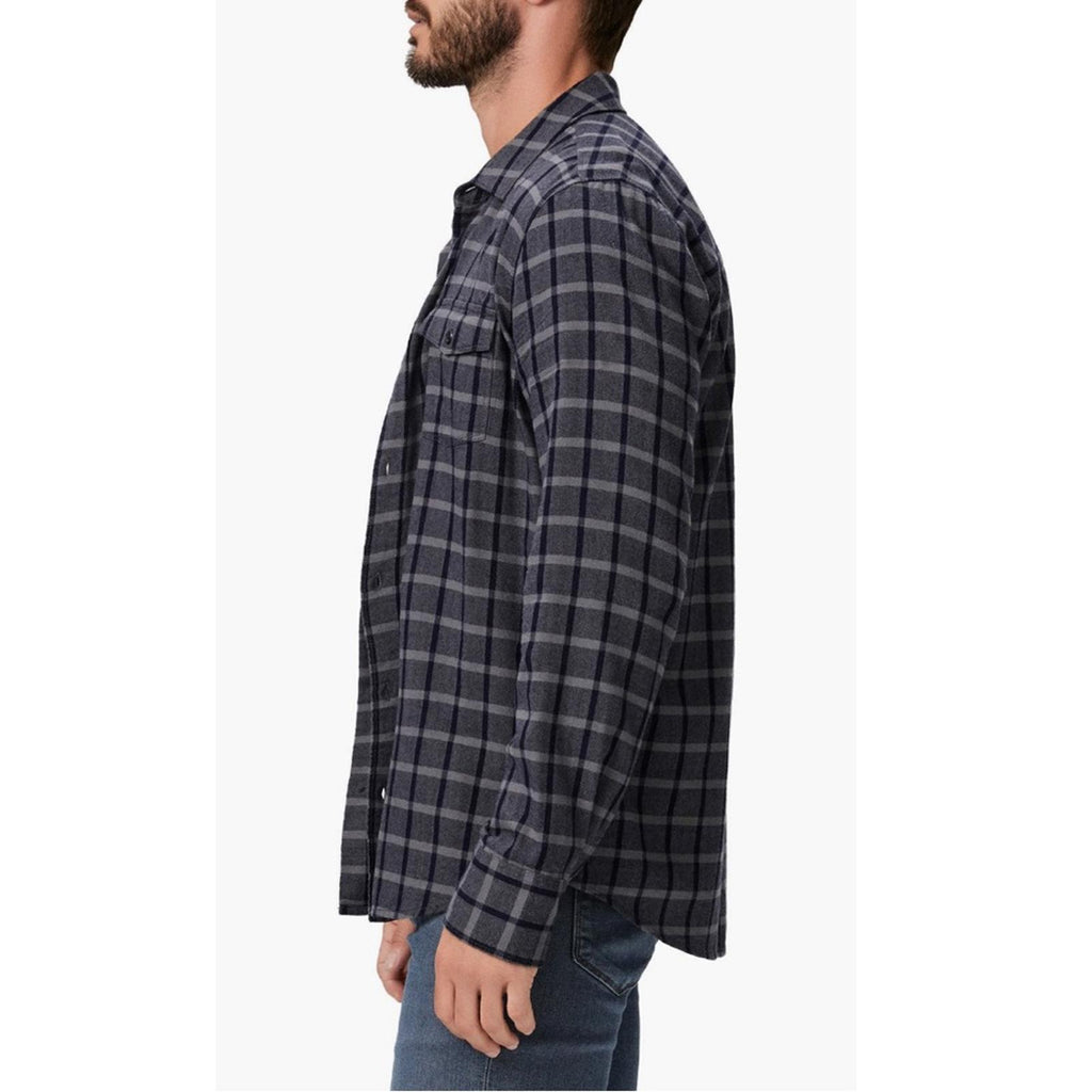 Paige Everett Plaid Flannel Button-Up Shirt, Size S, NEW