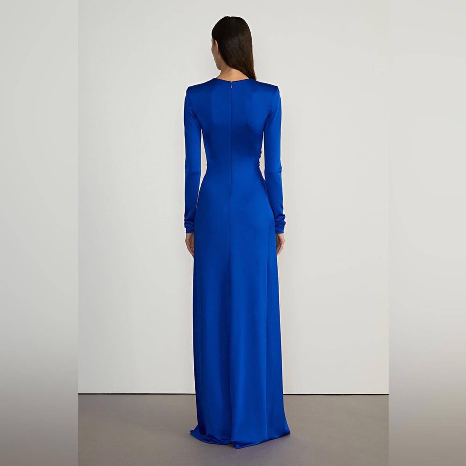 Et Ochs Katherine Gathered Column Cut-Out Gown Dress Size 8 New w/Tag $1,795