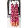 Maggy London Cyndie Jersey Dress in Violet/Gold, Plus Size 20W New w/Tag