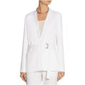 Helmut Lang Belted Blazer in White, Size 8 EXCELLENT!