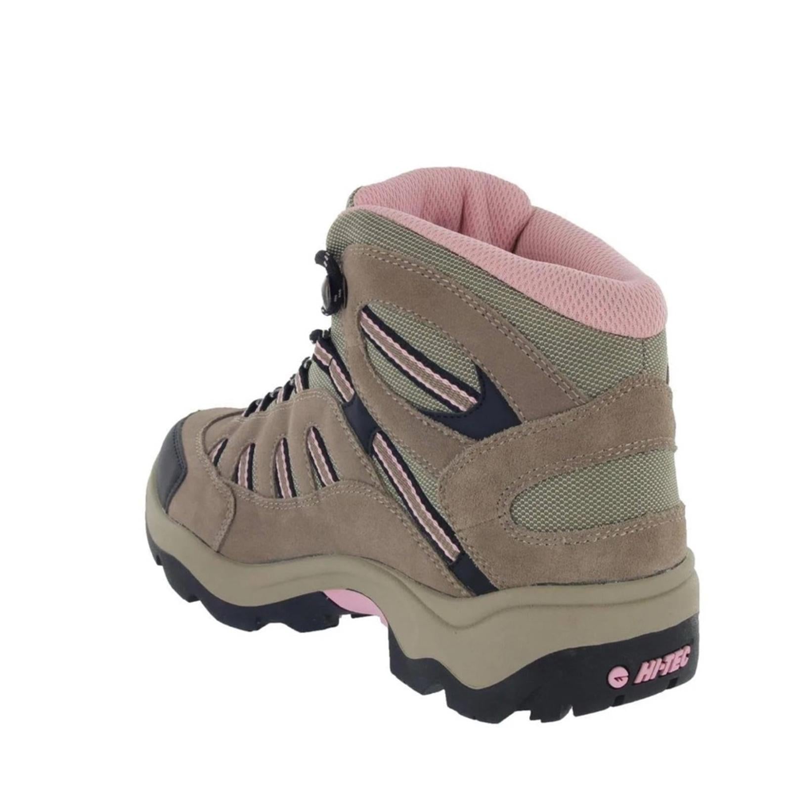 Hi-Tec Mesa Waterproof Hiking Boots in Taupe/Pink, Size 11, EXCELLENT!
