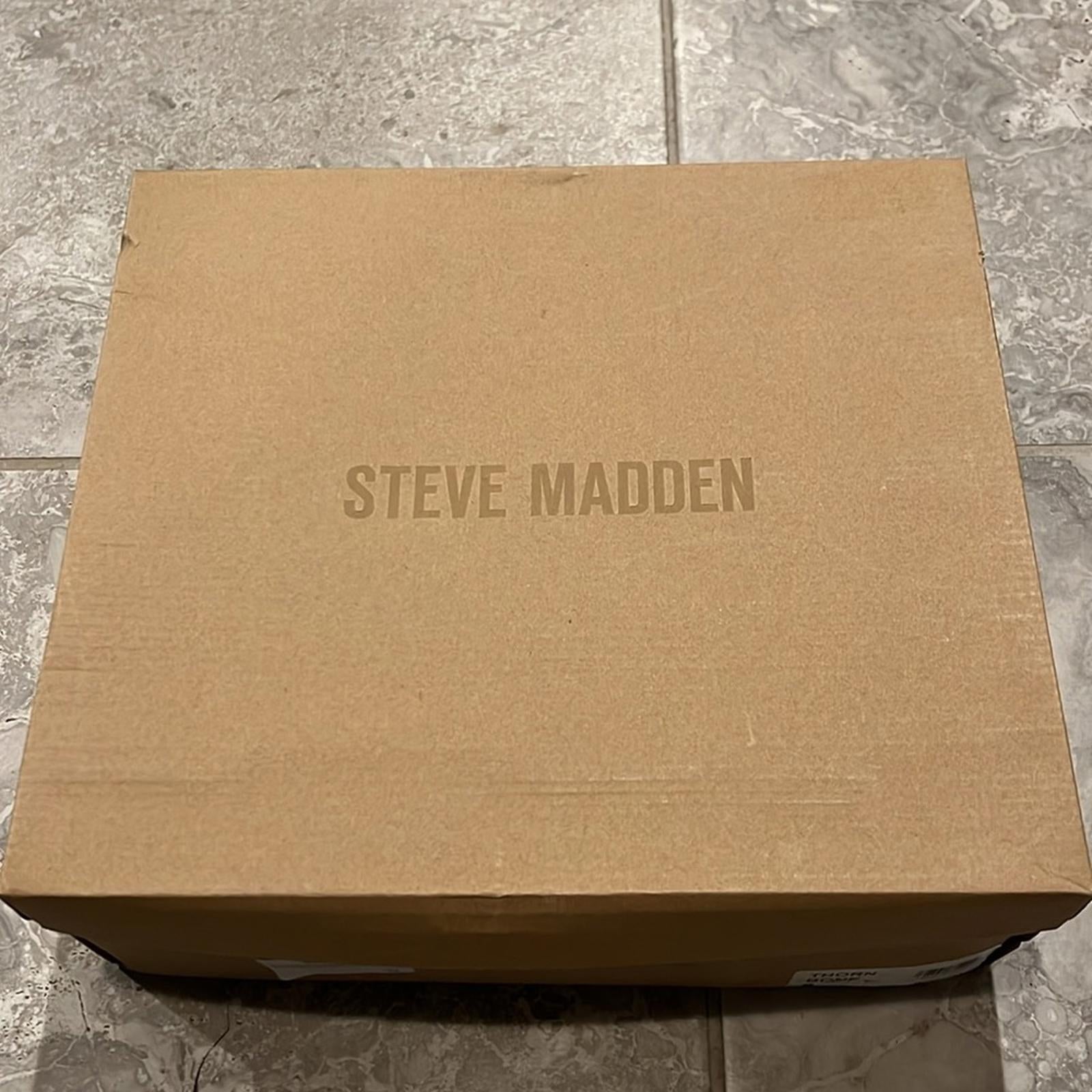 Steve Madden Thorn Western Boots Bone Stretch, Size 9 New in Box, Retail $140