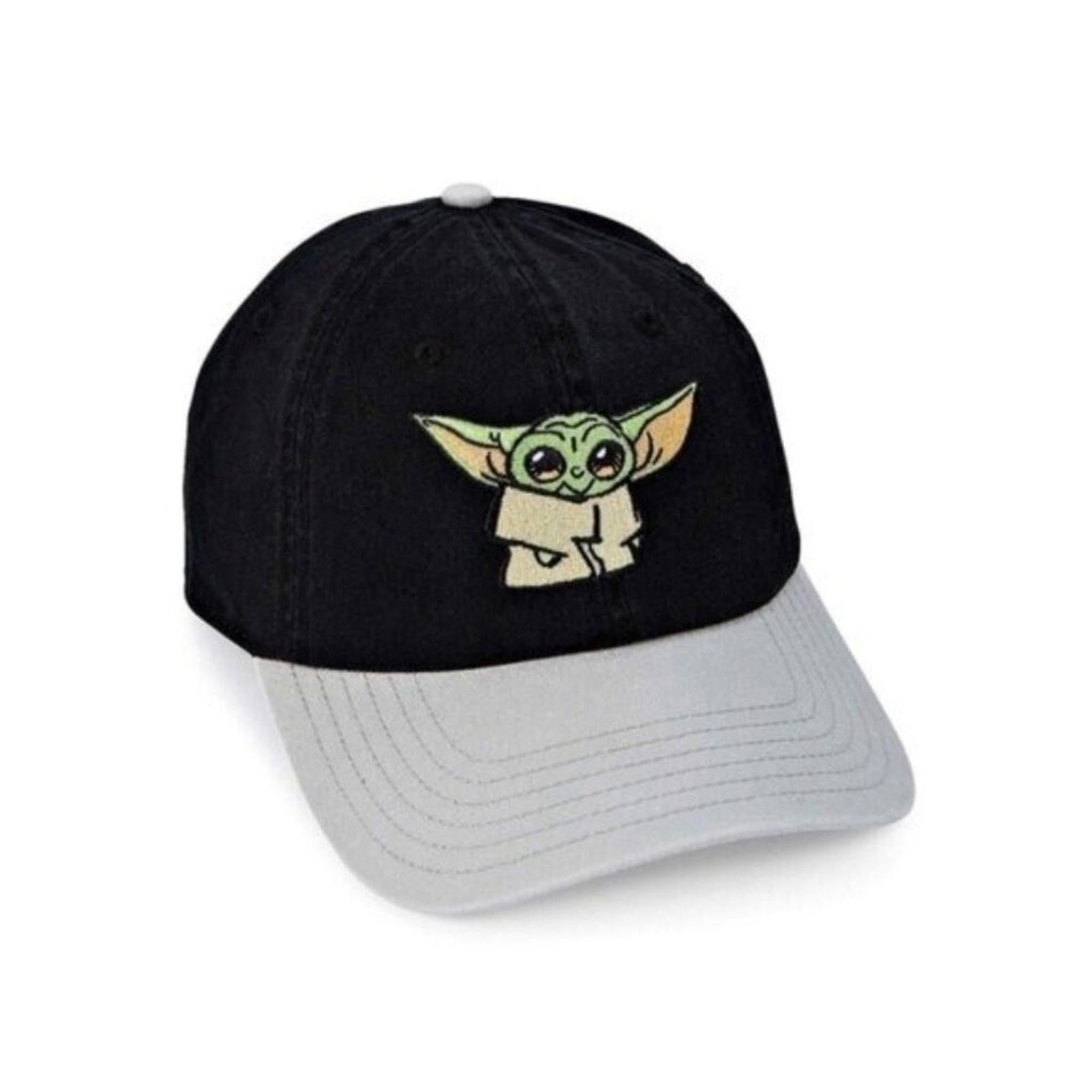 Disney’s Star Wars The Mandalorian Strap Back Dad Hat in Black, One Size, NWT