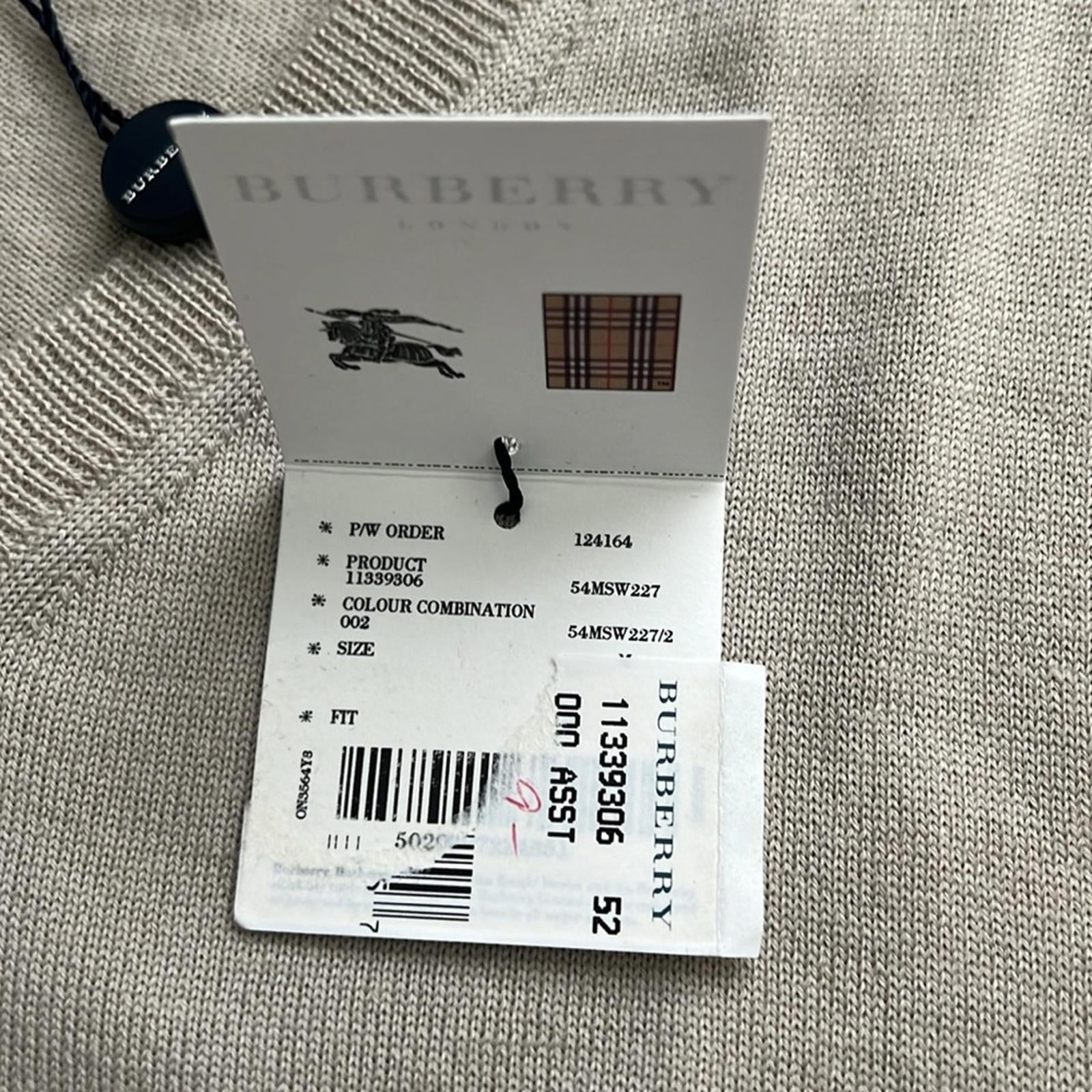 NEW Burberry Golf Merino Wool Vest, Size M New w/Tag