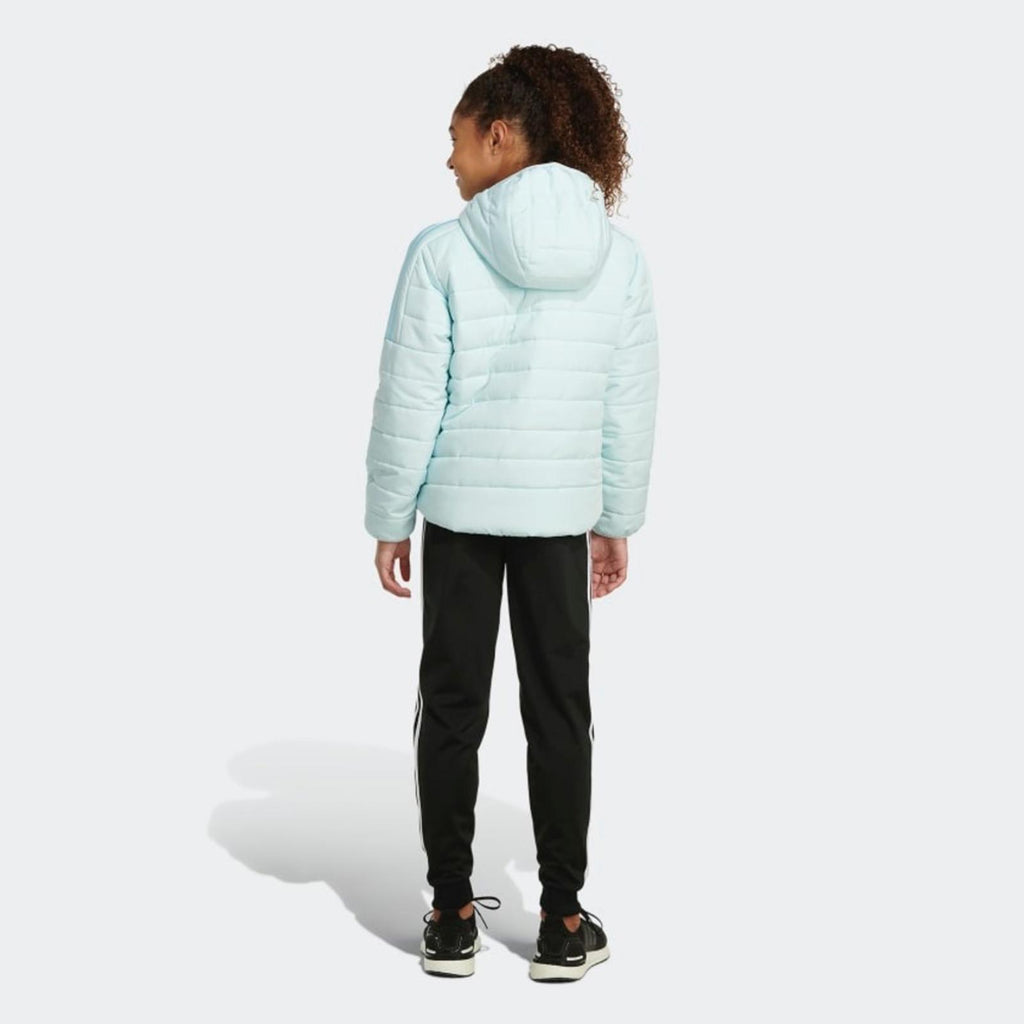 Adidas Cozy 3-Stripes Puffer Jacket in Blue, Size XXS, NWT