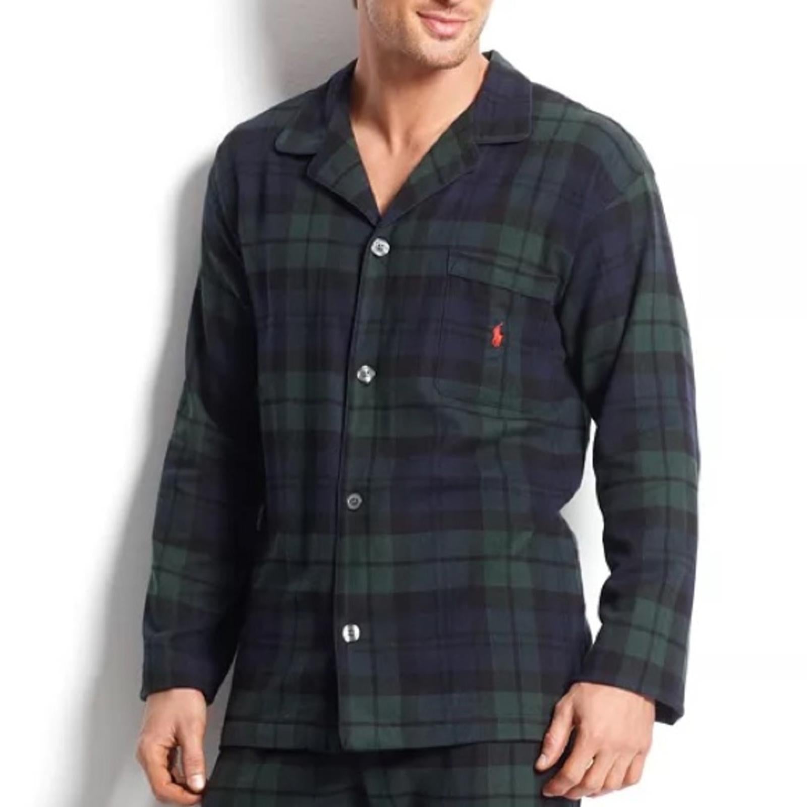 Polo Ralph Lauren Men's Flannel Pajama Top, Size M New w/Tag