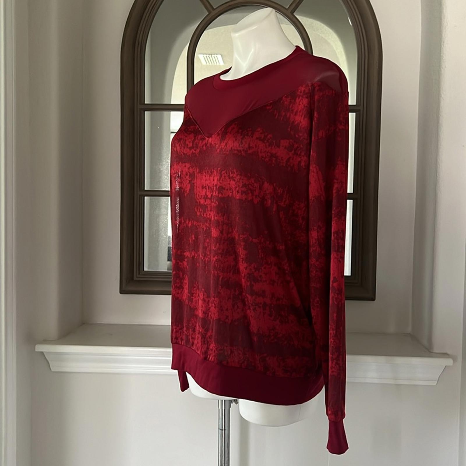 LulaRoe Lizzy Top/Sweater in Red, Size XL New w/Tag