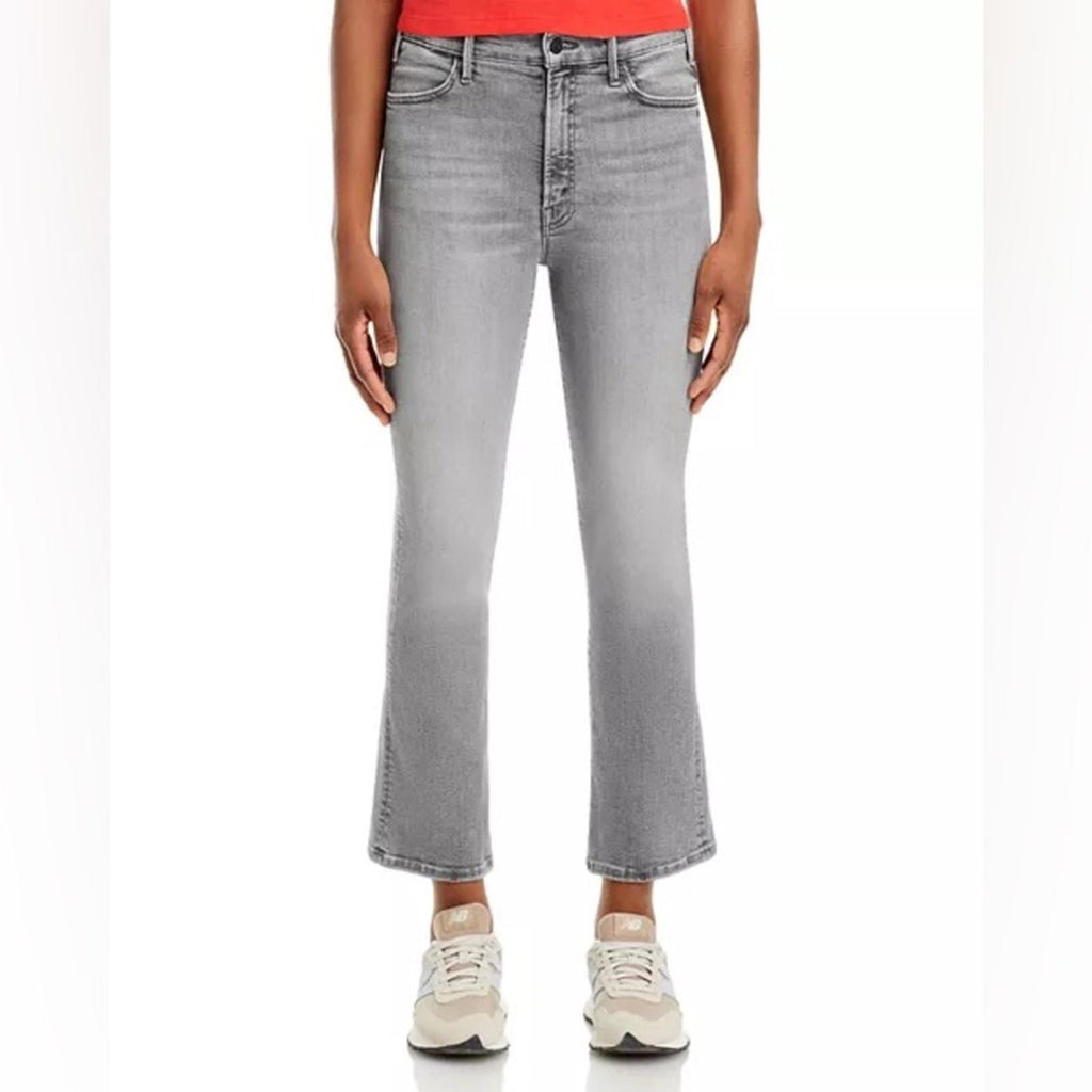MOTHER The Hustler High Rise Ankle Bootcut Jeans in Barely There/Gray Size25 NEW