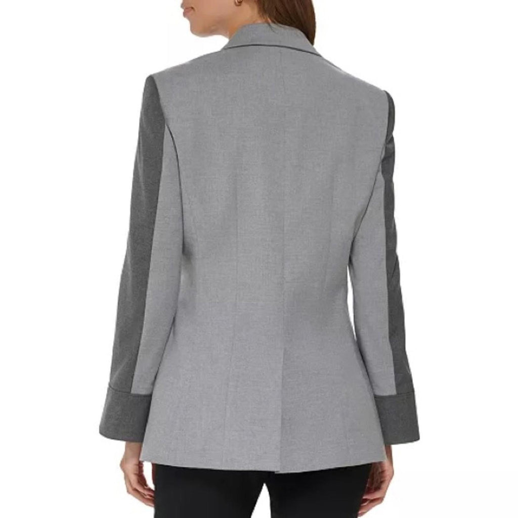 DKNY Two Tone Single Button Blazer in Gray, NWT, Size 8 $159