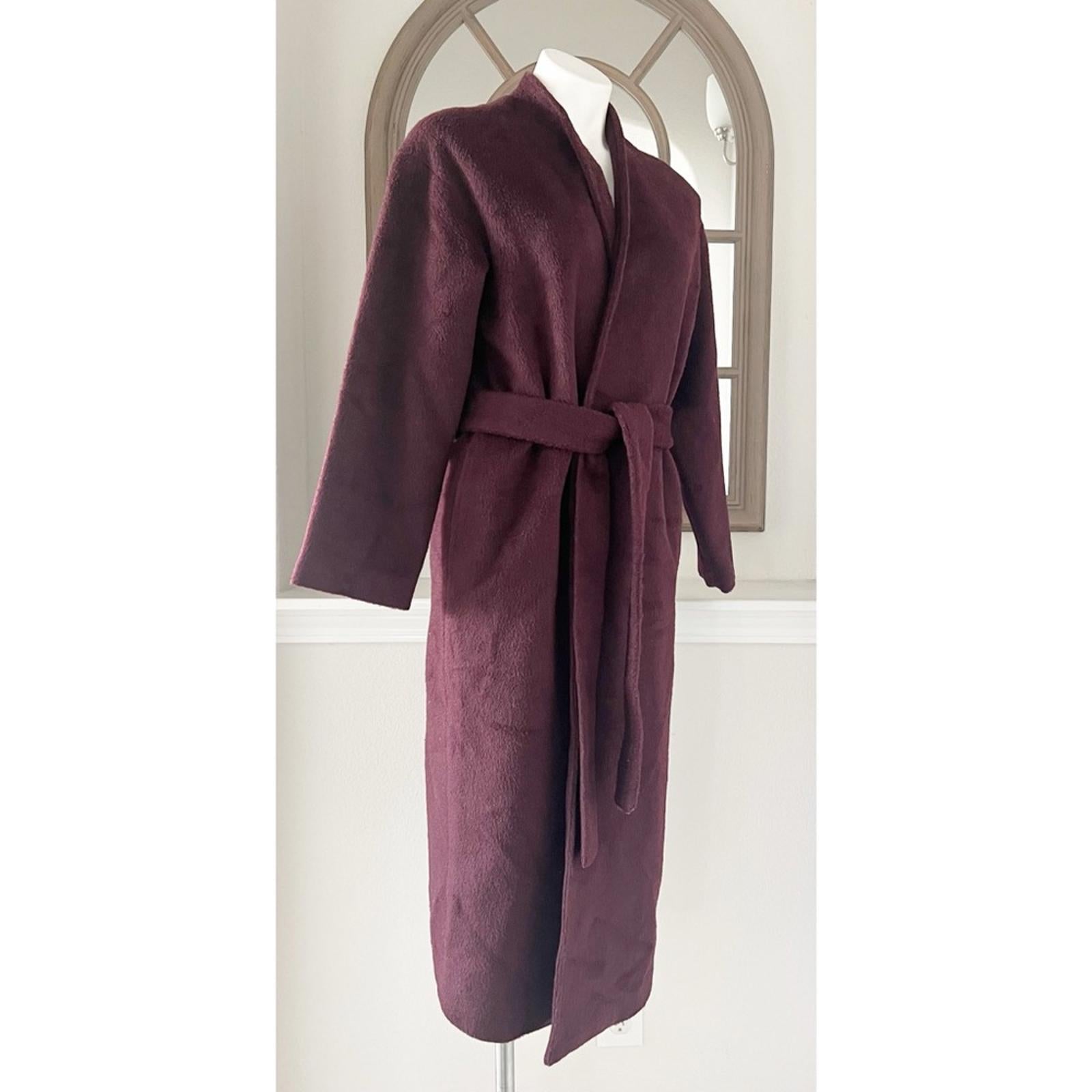 ASTR the Label Berkley Belted Coat in Wine, Size XS New w/Tag