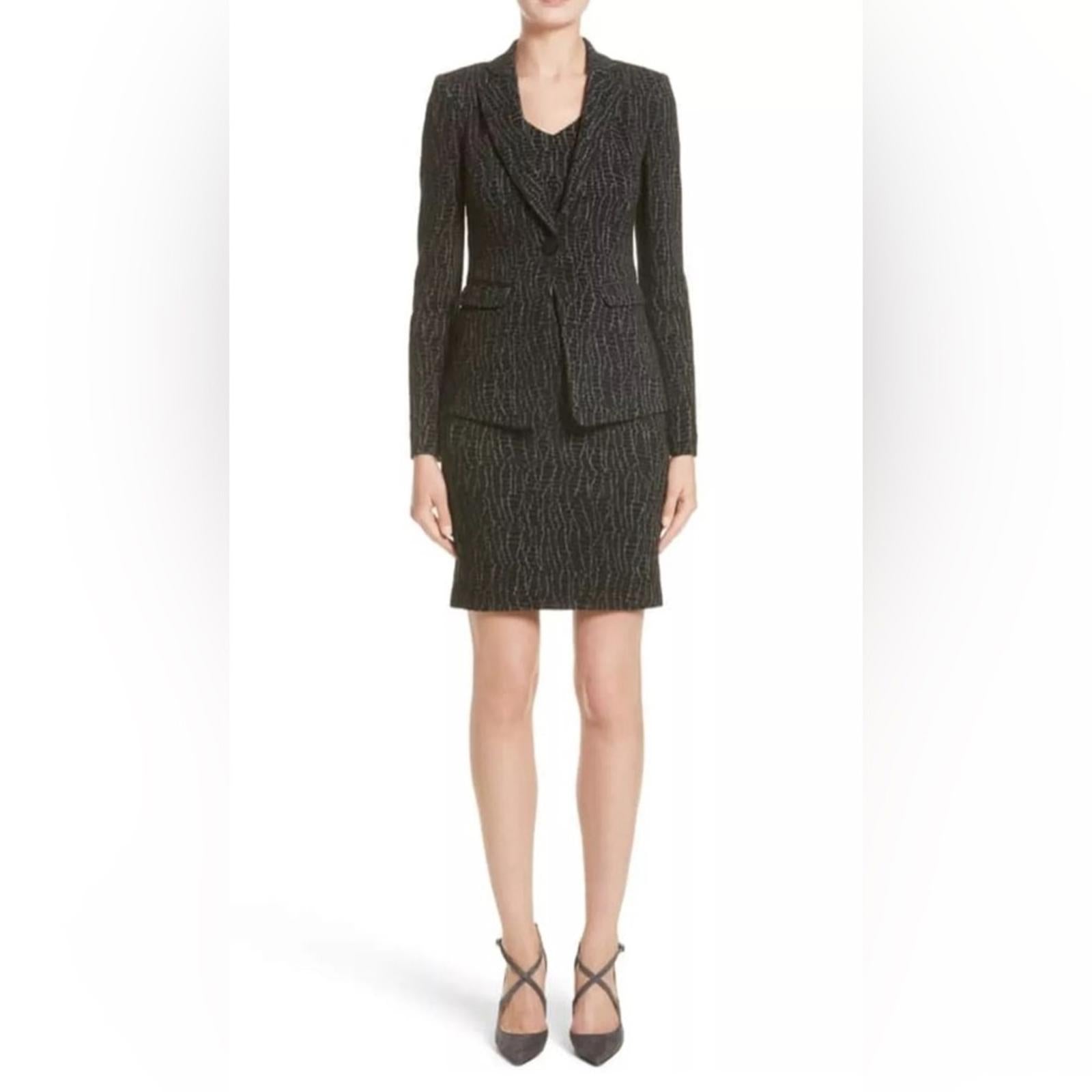 Armani Collezioni Blazer (Made in Italy) Animal Print Size 10, New w/Tag $1,495
