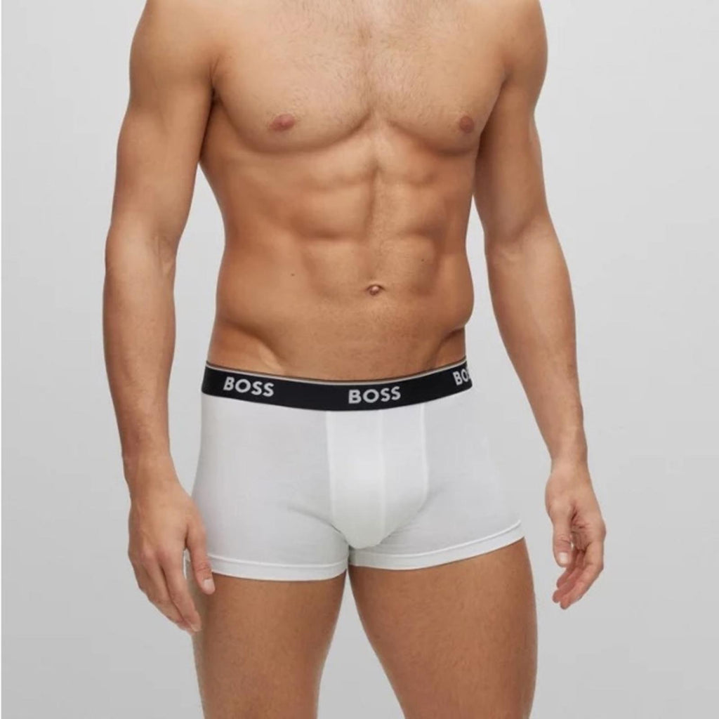 Hugo Boss 2-Pack of Stretch-Cotton Trunks with Logo Waistbands Size S, NEW w/Tag