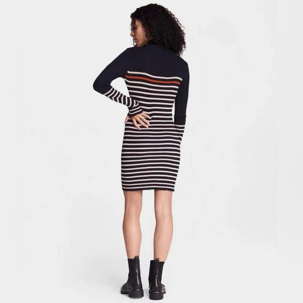 NEW Rag & Bone Kate Stripe Cashmere Blend Dress Size XL New w/o Tag Retail $375