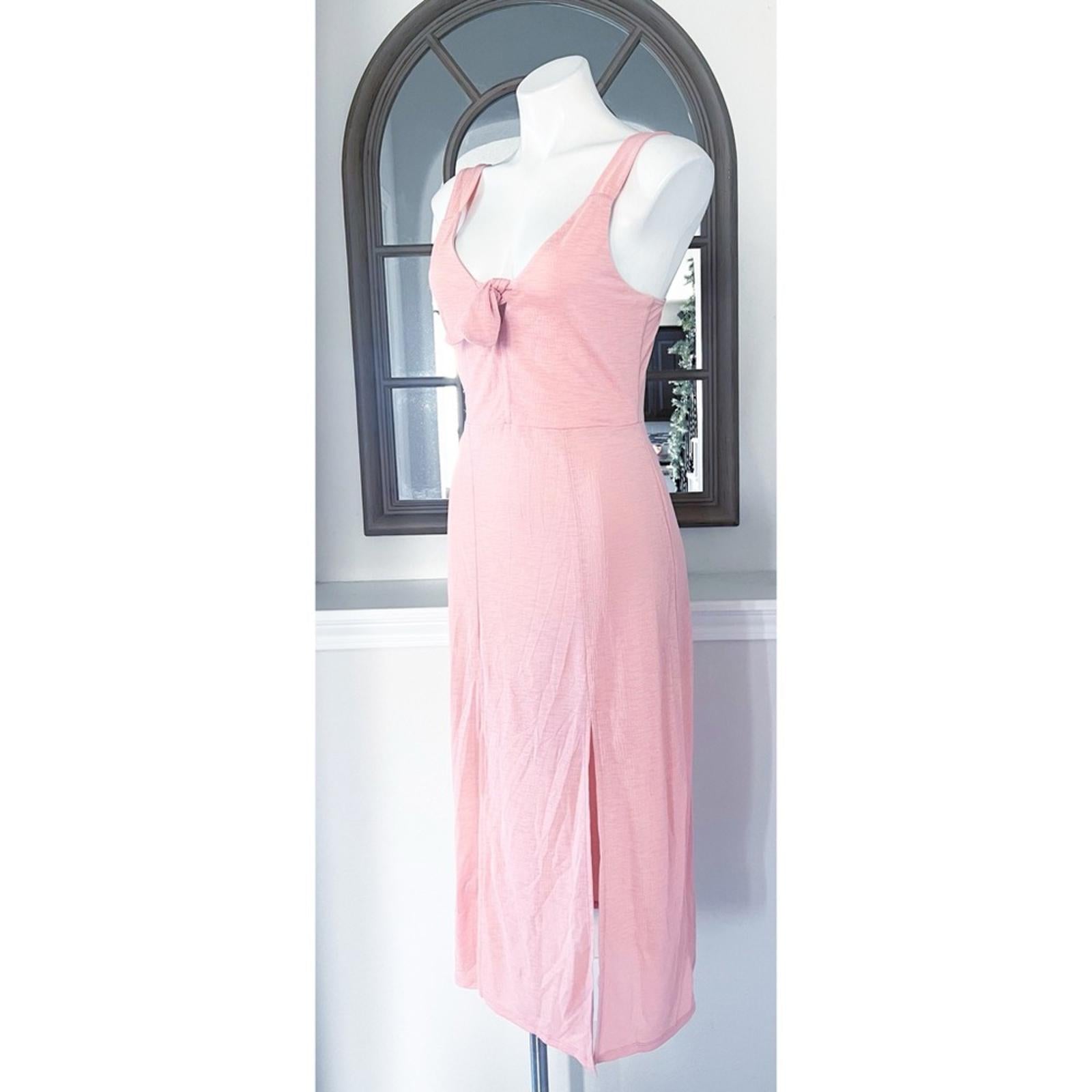 NEW Miss Selfridges Midi Dress in Pink, Size 8 New w/Tag