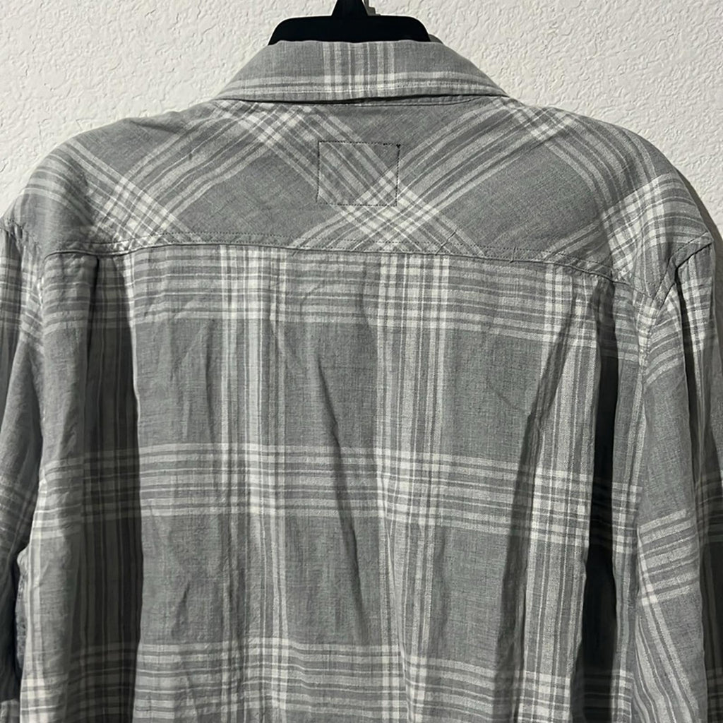 Rails Wyatt Relaxed Fit Shirt in Castle Grey Heather, Size L NEW w/Tag $148