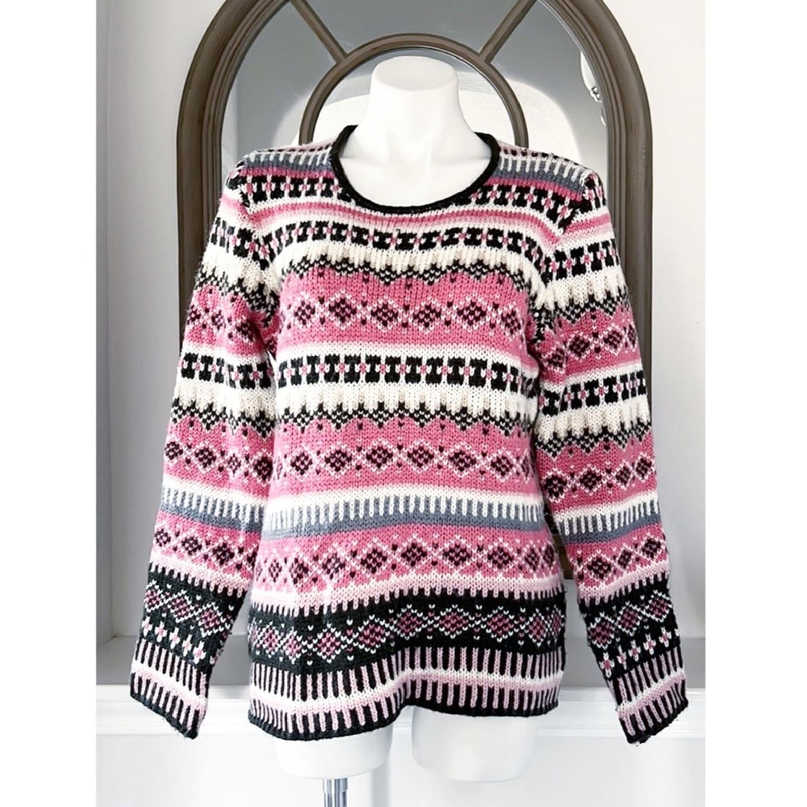 CENY Holiday Crewneck Sweater, Size L EXCELLENT!