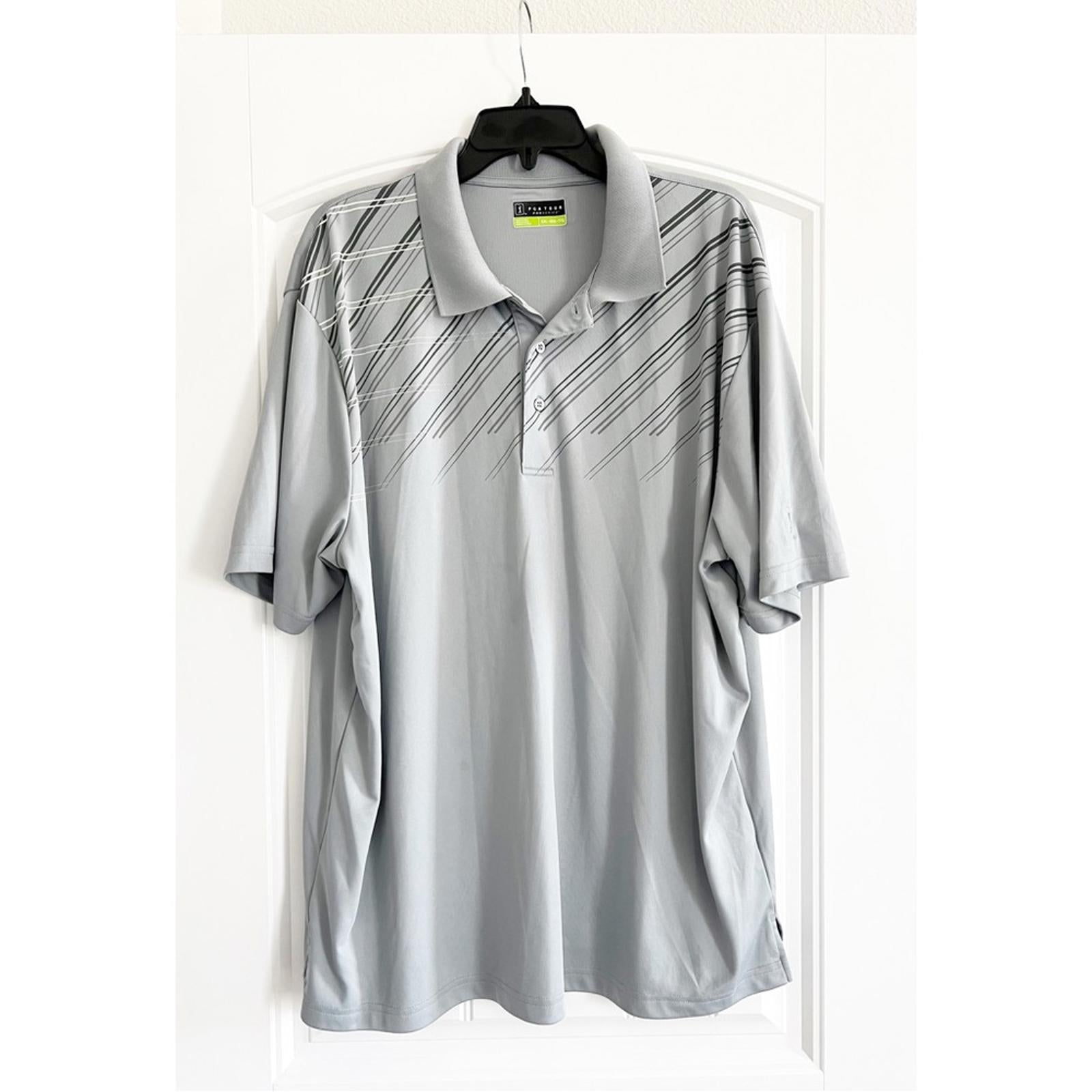 PGA Tour Pro Series Polo Shirt in Grey, Size XXL EXCELLENT!
