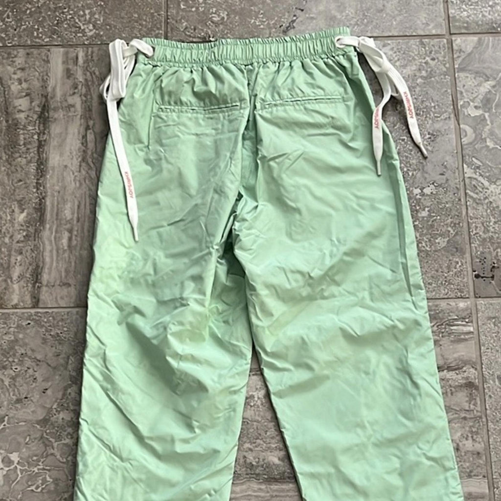KHRISJOY Casual Pants in Mint Green, Size S - Made in Italy NEW w/o Tag $537