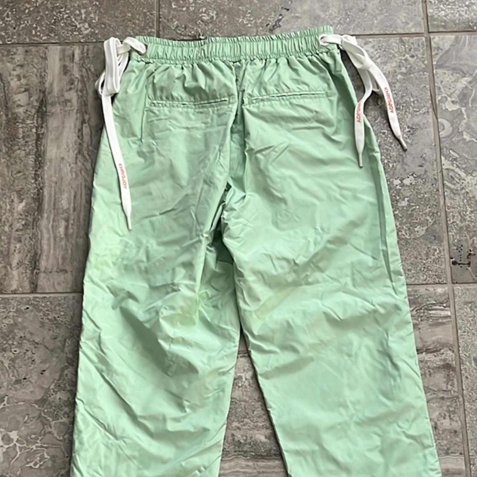 KHRISJOY Casual Pants in Mint Green, Size S - Made in Italy NEW w/o Tag $537