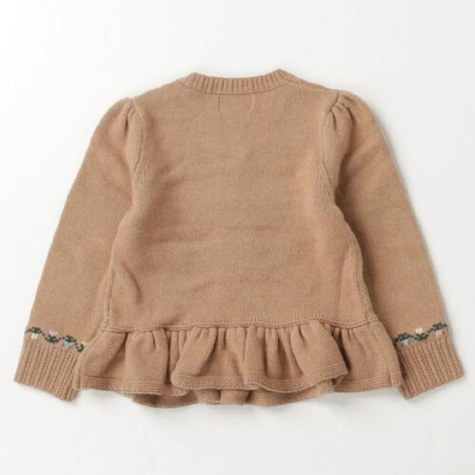 Polo Ralph Lauren Intarsia-Knit Wool-Blend Peplum Sweater, Size 6X, New w/Tag