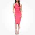 Michael Kors Ruched Matte Jersey Cocktail Halter Dress, NWT, Size XS Retail $140