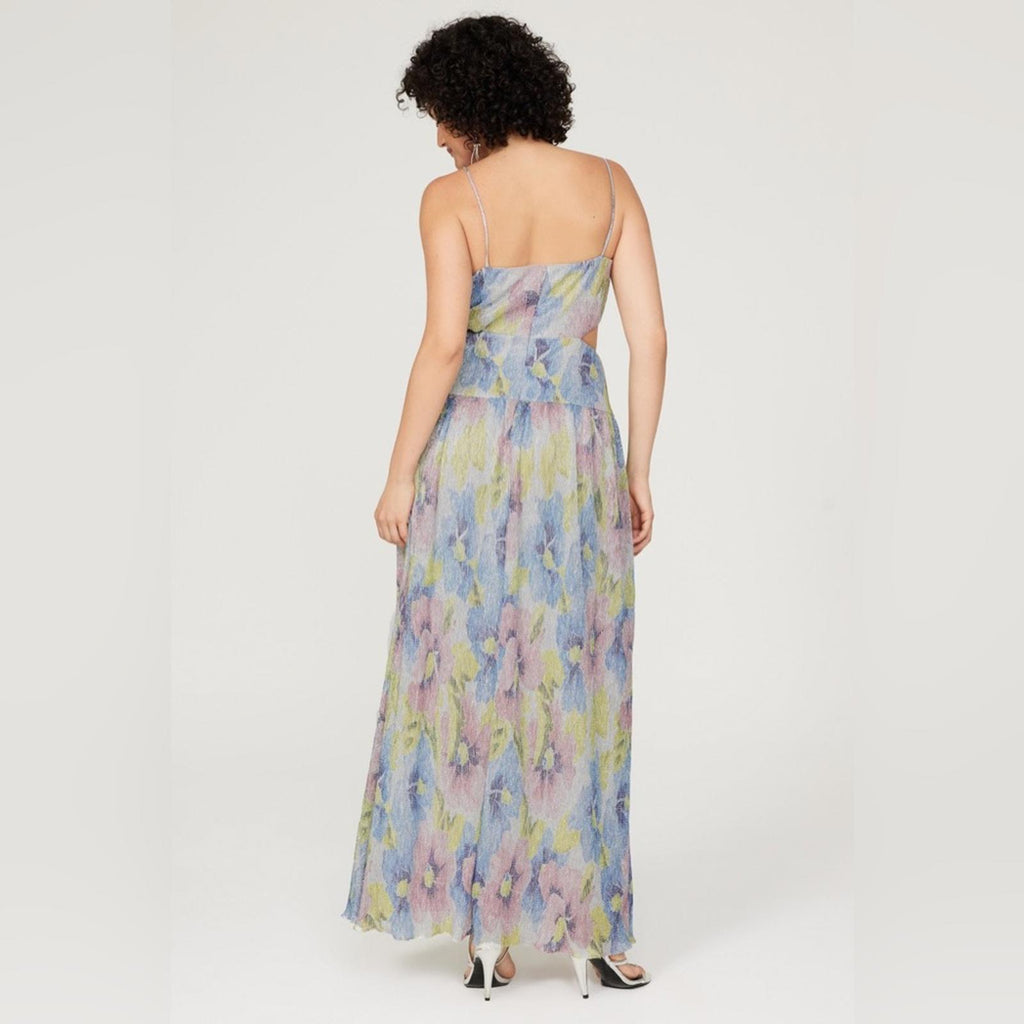 Liv Foster Printed Cutout Pleat Front Dress, Size 10 New w/Tag Retail $295