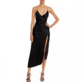 SER.O.YA Emma Sleeveless Silk Stretch Dress in Black, NWT, Size M