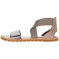 NEW Sorel Ella II Criss-Cross Metallic Brown Leather Sandals, Size 9.5 w/o Box
